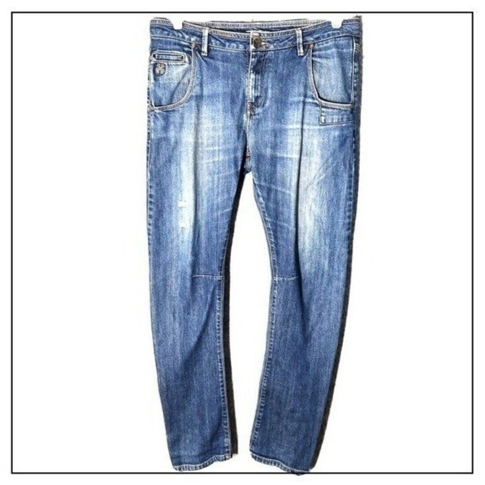 John John Jeans Men‎ 36x32 Medium Wash Slim Straight Vintage Edge Street Style